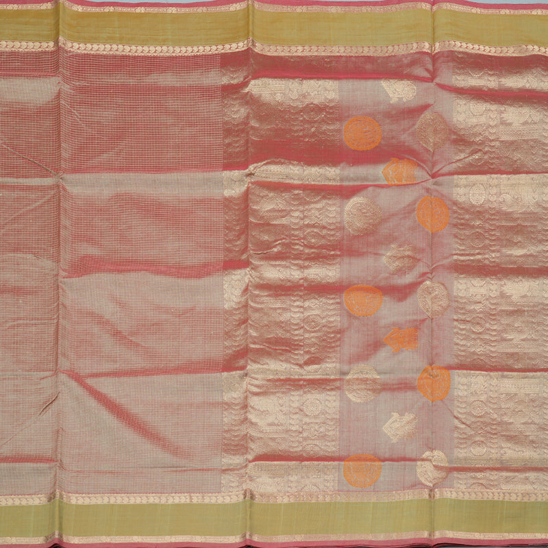 Hayagrivas Handloom Silk Cotton Saree KBD1700A10-1