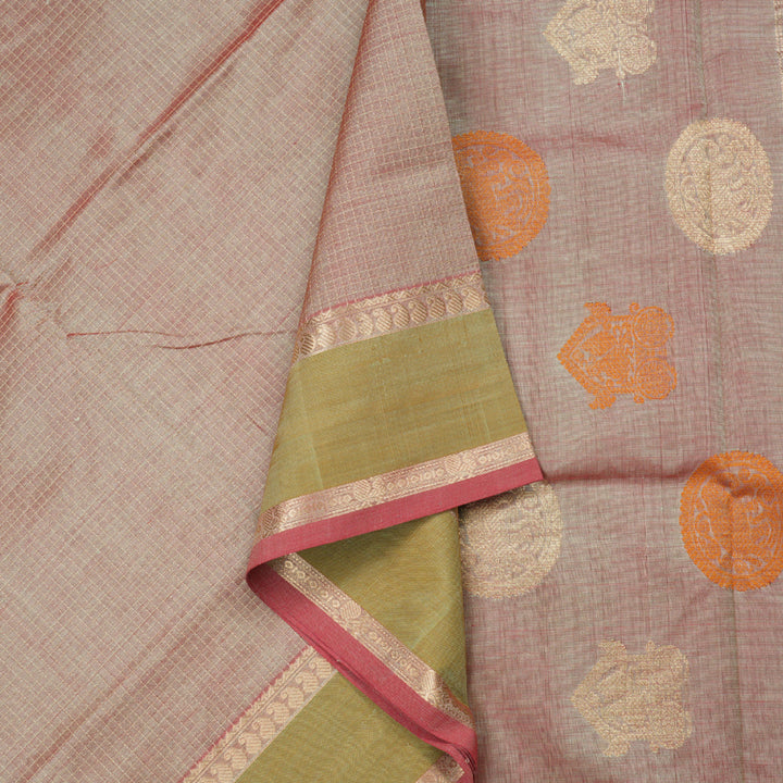 Hayagrivas Handloom Silk Cotton Saree KBD1700A10-1