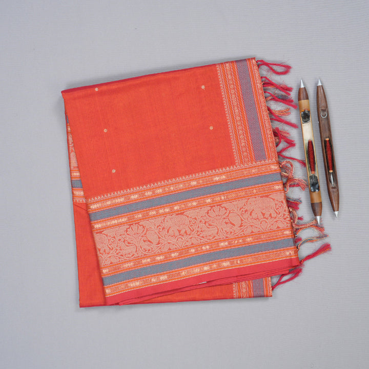 Hayagrivas Handloom Silk Cotton Saree KBD1700A10-11
