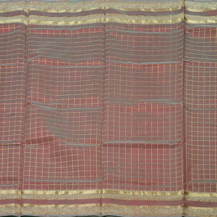 Hayagrivas Handloom  silk cotton saree in delicate Onion pink KBD1700A10-17