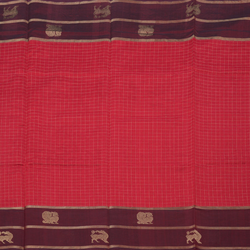 Hayagrivas Handloom Silk Cotton Saree KBD1700A10-4