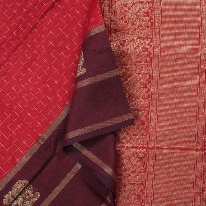 Hayagrivas Handloom Silk Cotton Saree KBD1700A10-4