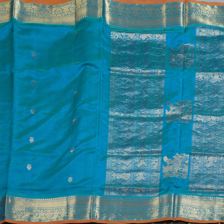 Hayagrivas Handloom Pure Silk Cotton Saree KBD1700A11-3