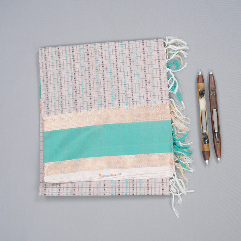 Hayagrivas Handloom Silk Cotton Saree KBD1700A12-1