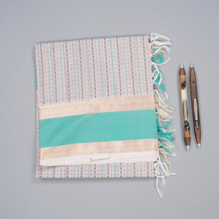 Hayagrivas Handloom Silk Cotton Saree KBD1700A12-1