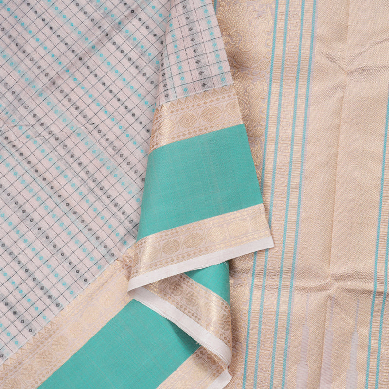 Hayagrivas Handloom Silk Cotton Saree KBD1700A12-1