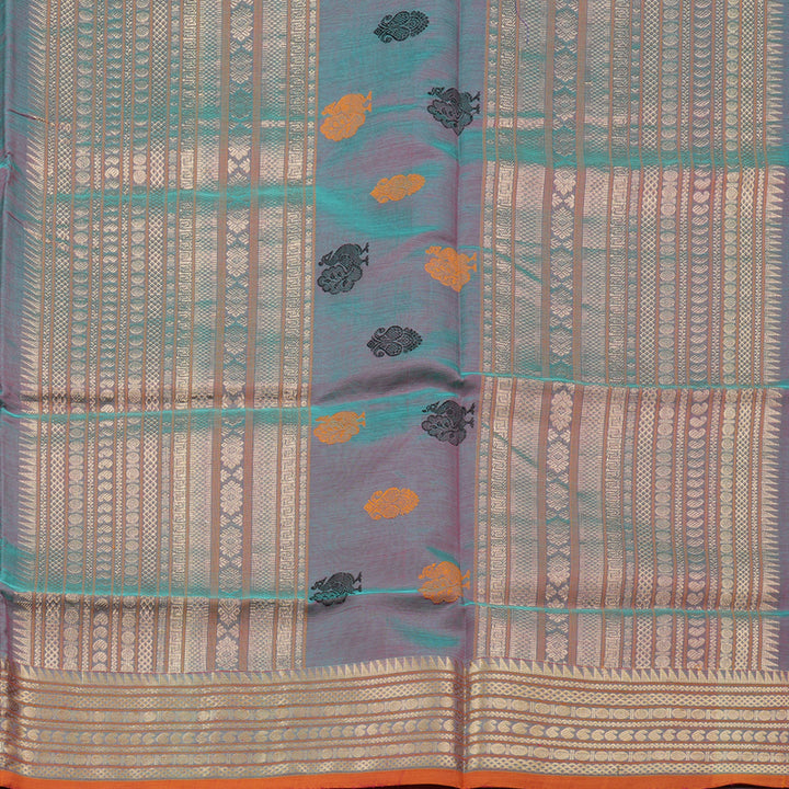 Hayagrivas Handloom Silk Cotton Saree KBD1700A12-7