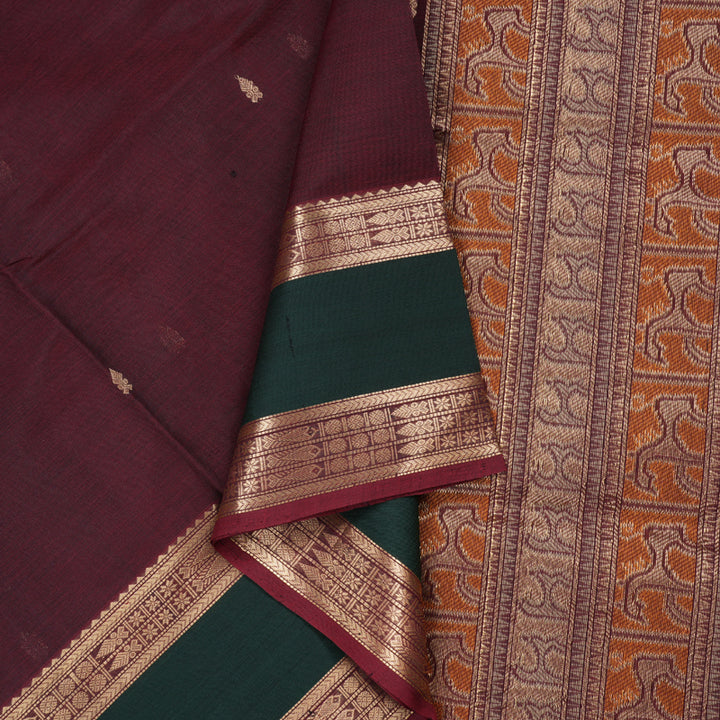Hayagrivas Handloom Silk Cotton Saree KBD1700A14-7