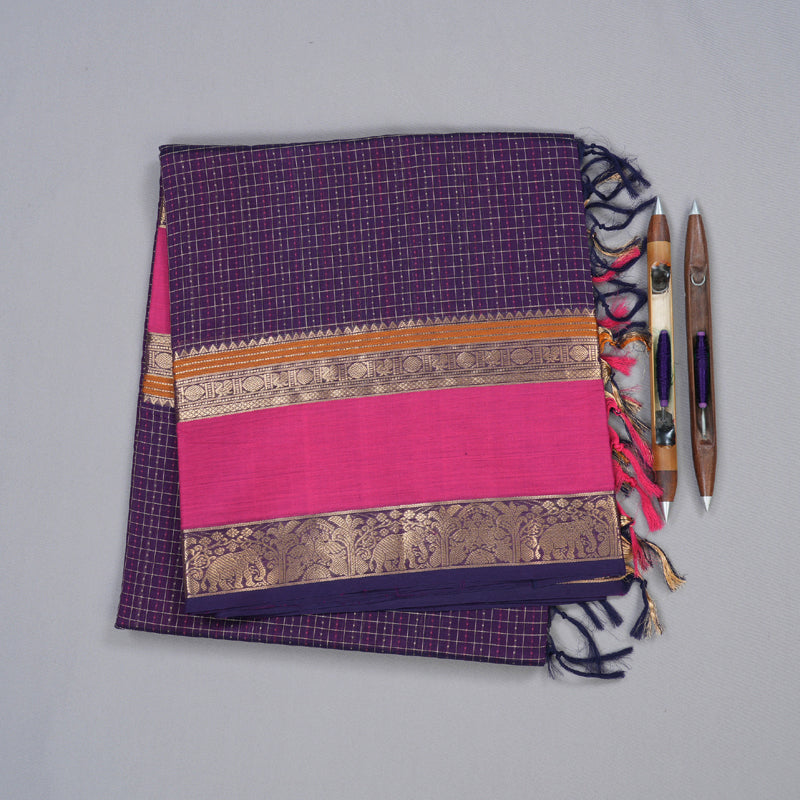 Hayagrivas Handloom Silk Cotton Saree KBD1700A15-14