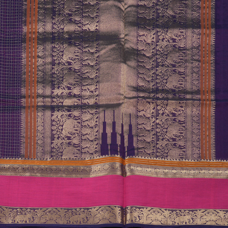 Hayagrivas Handloom Silk Cotton Saree KBD1700A15-14