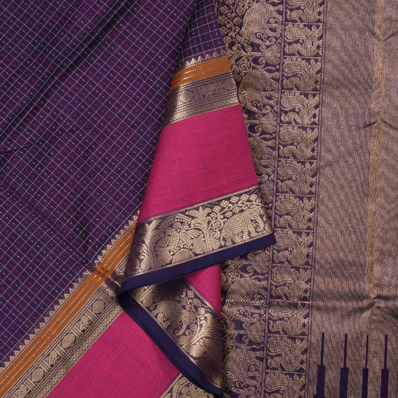 Hayagrivas Handloom Silk Cotton Saree KBD1700A15-14