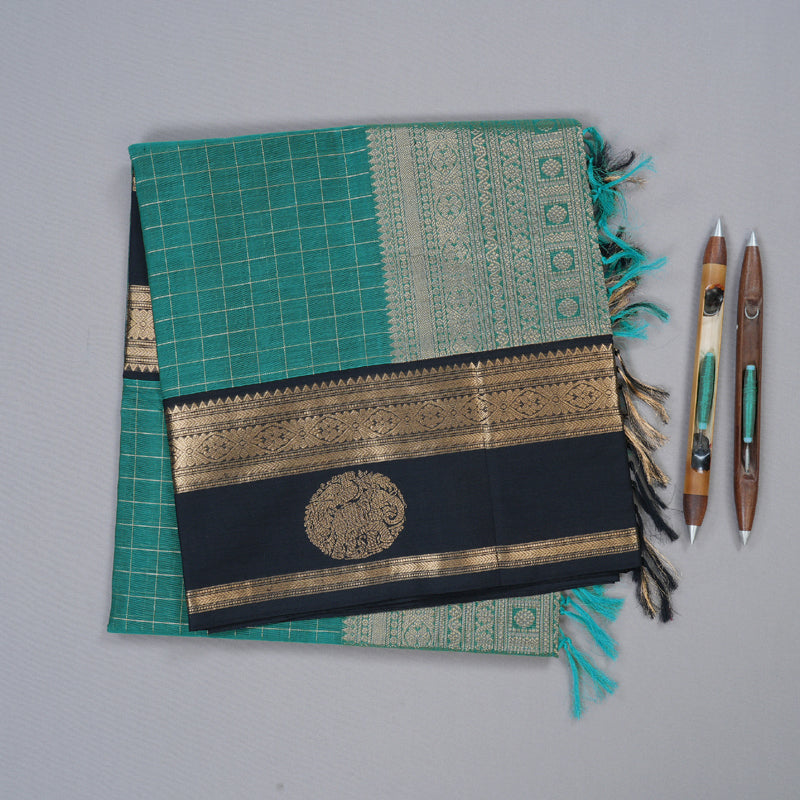 Hayagrivas Handloom Pure Silk Cotton Saree KBD1700A16-3