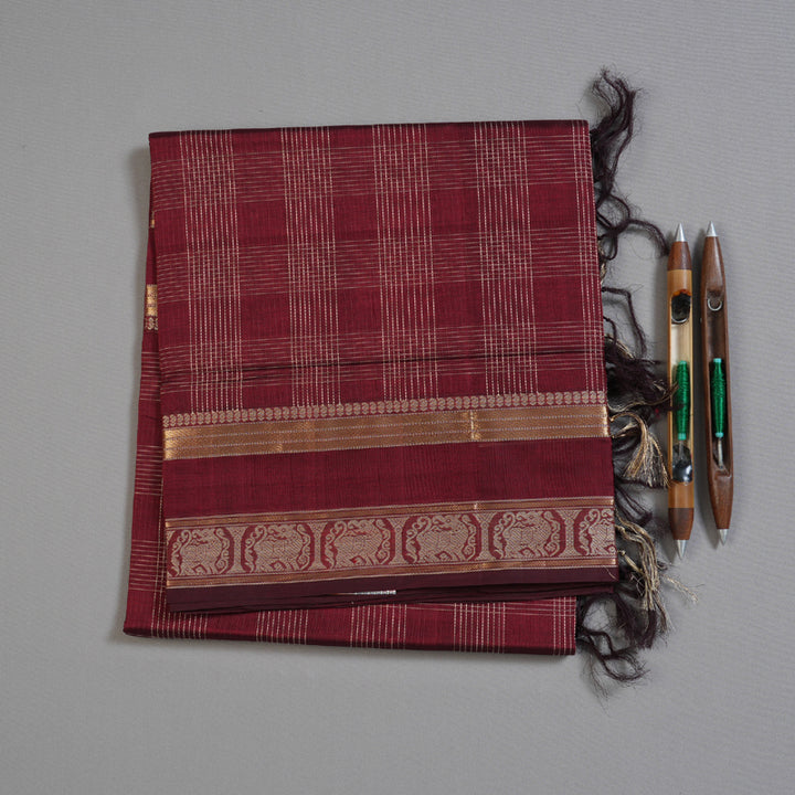 Hayagrivas Handloom Pure Silk Cotton Saree KBD1700A7-1