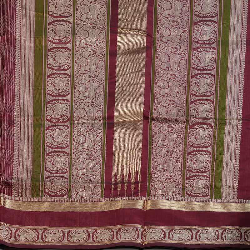 Hayagrivas Handloom Pure Silk Cotton Saree KBD1700A7-1