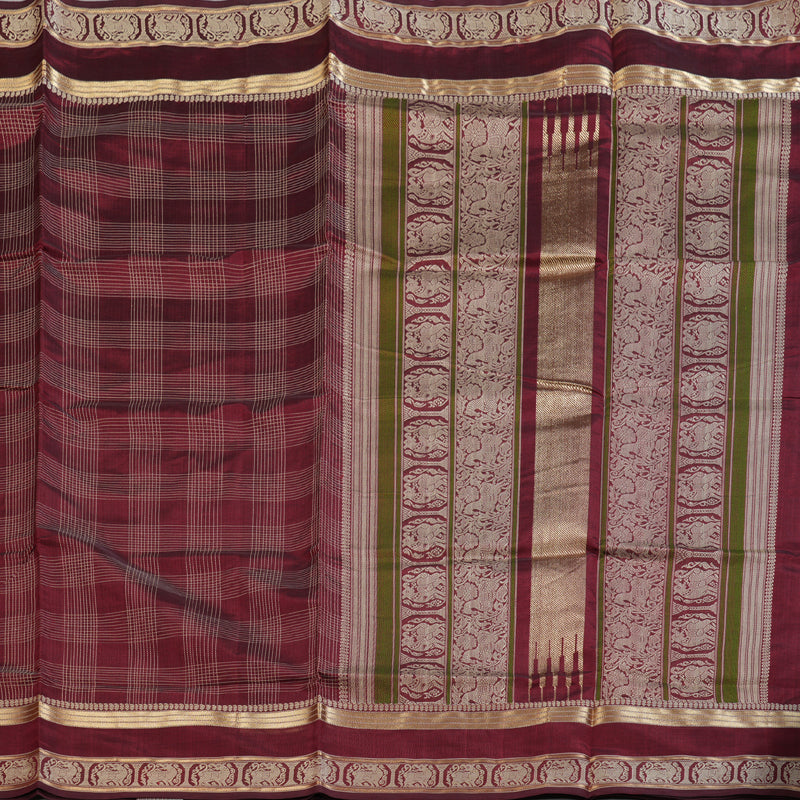 Hayagrivas Handloom Pure Silk Cotton Saree KBD1700A7-1