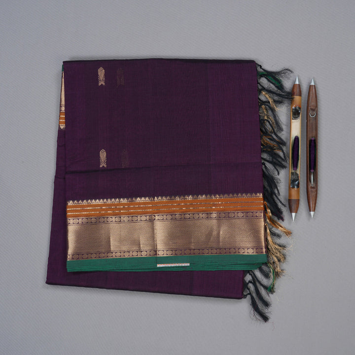Hayagrivas Handloom Silk Cotton Saree KBD1700A8-12