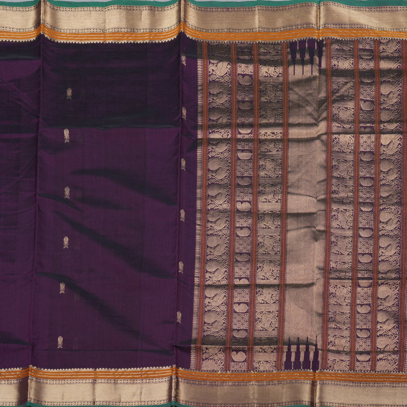 Hayagrivas Handloom Silk Cotton Saree KBD1700A8-12