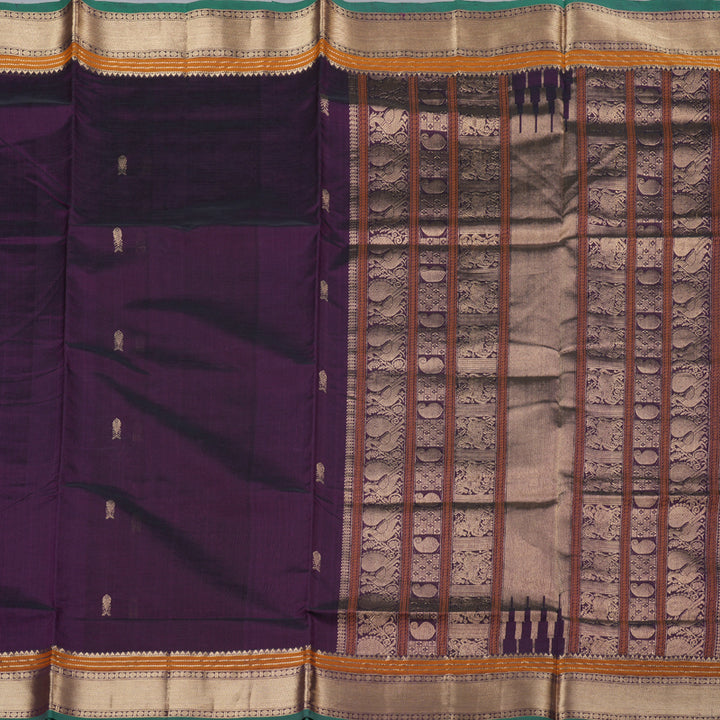 Hayagrivas Handloom Silk Cotton Saree KBD1700A8-12