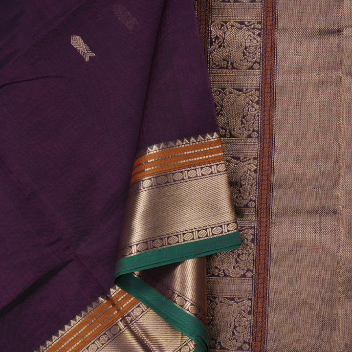 Hayagrivas Handloom Silk Cotton Saree KBD1700A8-12