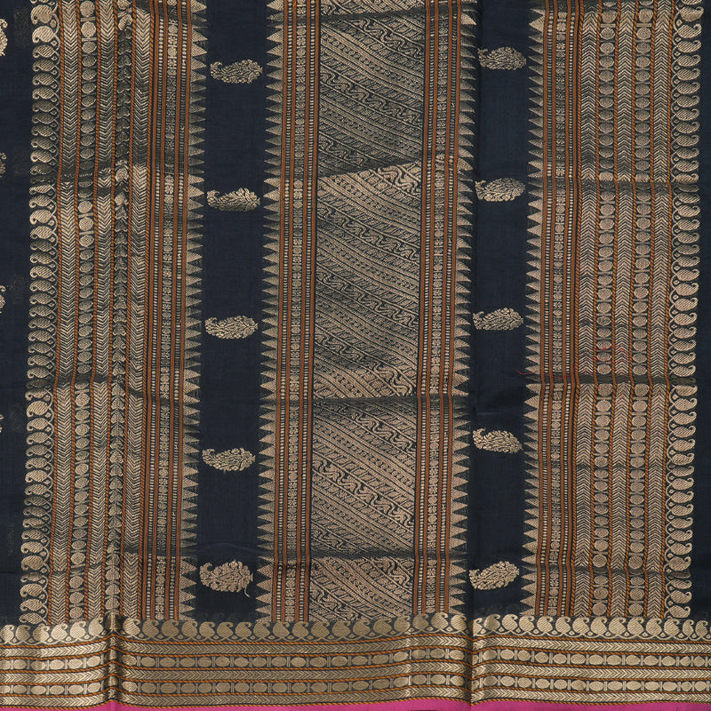 Hayagrivas Handloom Pure Silk Cotton Saree KBD1700A8-2