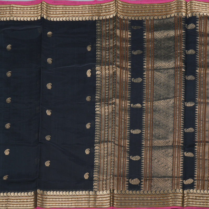 Hayagrivas Handloom Pure Silk Cotton Saree KBD1700A8-2
