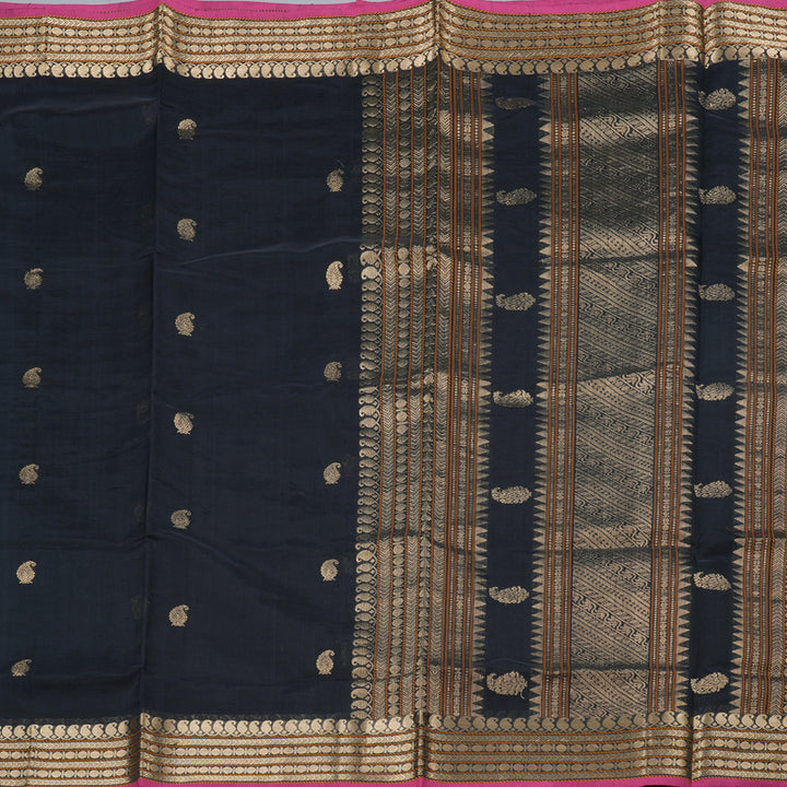 Hayagrivas Handloom Pure Silk Cotton Saree KBD1700A8-2