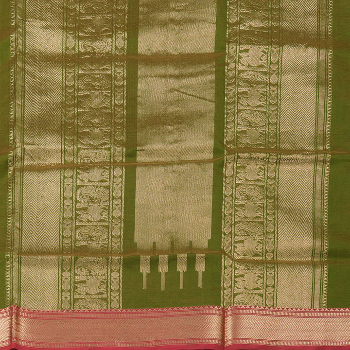 Hayagrivas Handloom Pure Silk Cotton Saree KBD1700A8-8