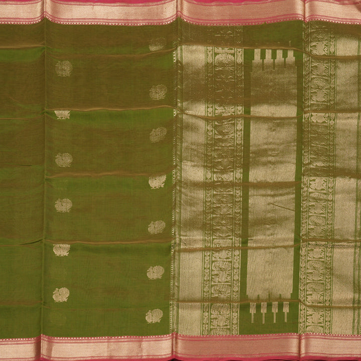 Hayagrivas Handloom Pure Silk Cotton Saree KBD1700A8-8