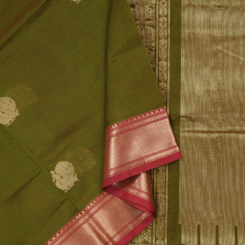 Hayagrivas Handloom Pure Silk Cotton Saree KBD1700A8-8