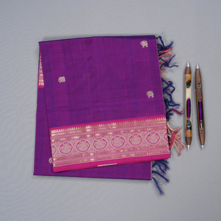 Hayagrivas Handloom Pure Silk Cotton Saree KBD1700A9-12
