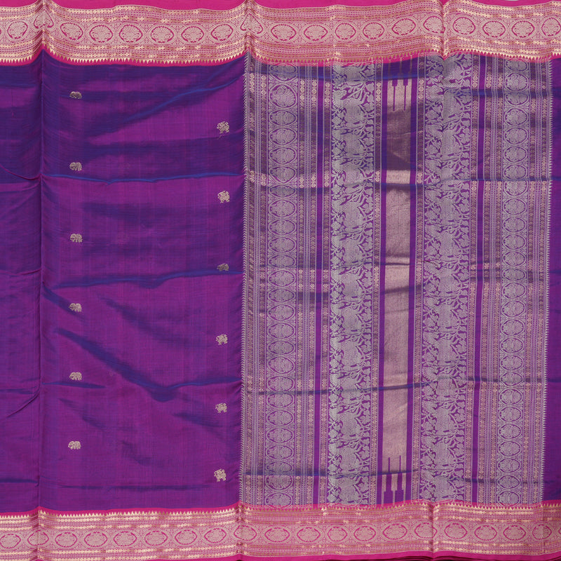 Hayagrivas Handloom Pure Silk Cotton Saree KBD1700A9-12