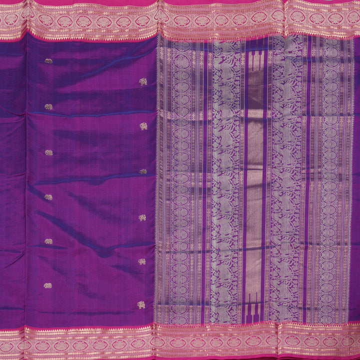 Hayagrivas Handloom Pure Silk Cotton Saree KBD1700A9-12