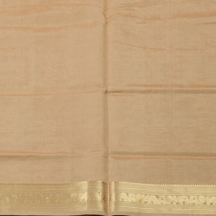 Hayagrivas Handloom silk cotton saree in soothing Sandal KBD1700A9-4