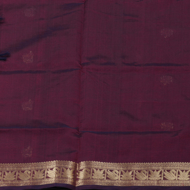 Hayagrivas Handloom Silk Cotton Saree KBD1700A9-6