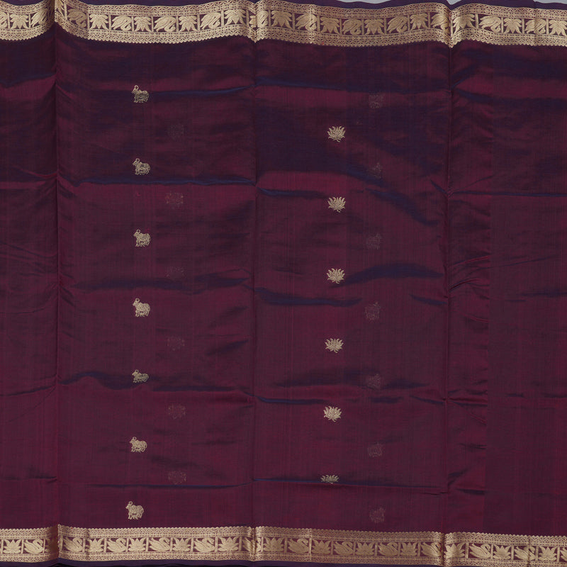 Hayagrivas Handloom Silk Cotton Saree KBD1700A9-6