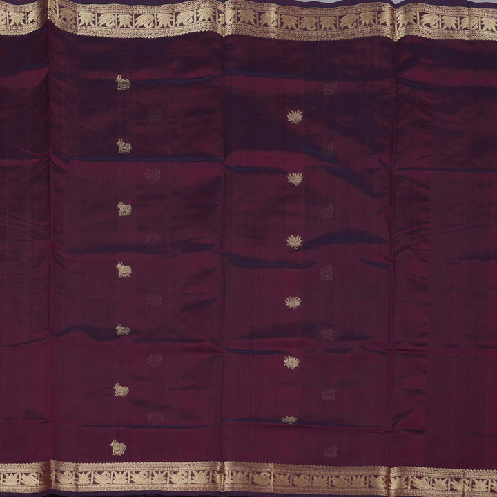 Hayagrivas Handloom Silk Cotton Saree KBD1700A9-6