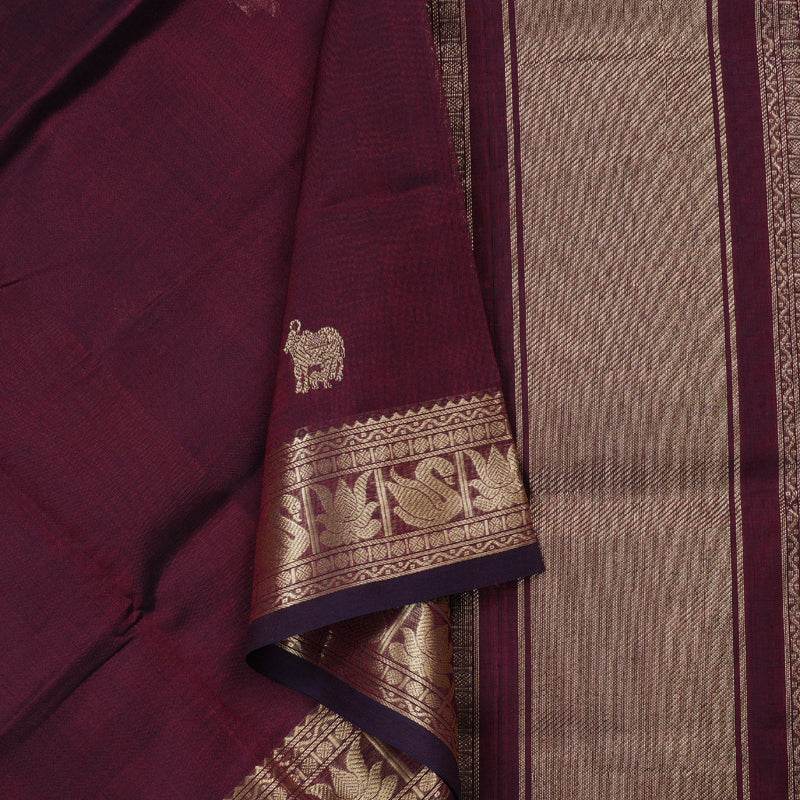 Hayagrivas Handloom Silk Cotton Saree KBD1700A9-6