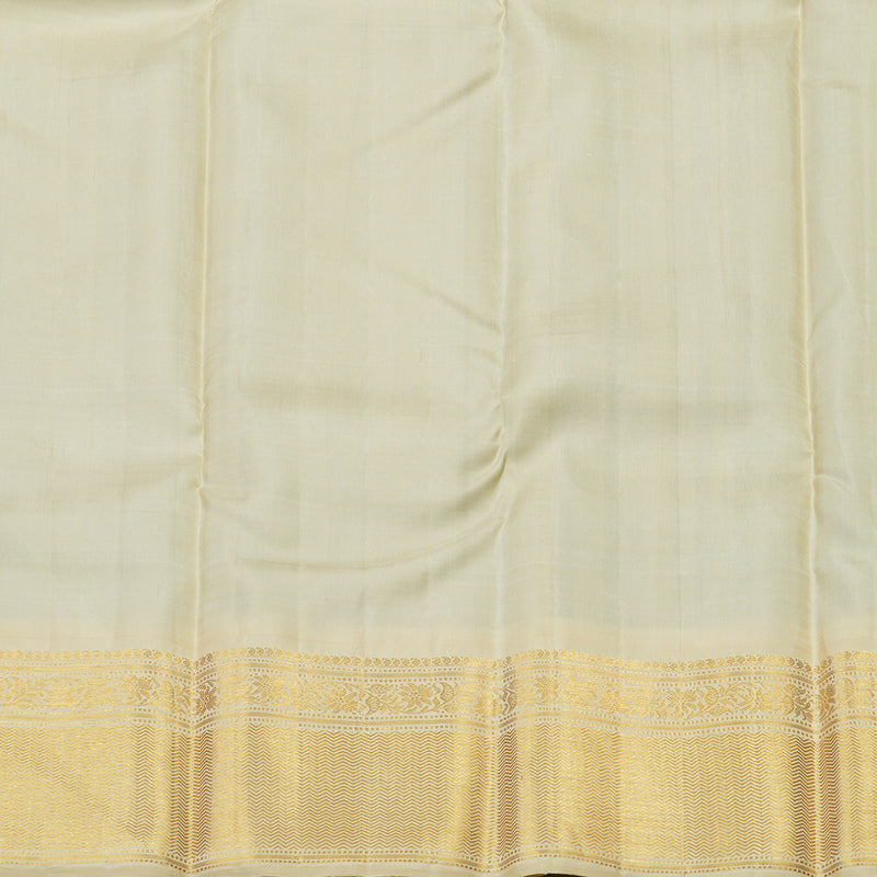Hayagrivas Handloom Pure Kanjivaram Silk Saree in Regal Dark Blue KBD1709A1-1