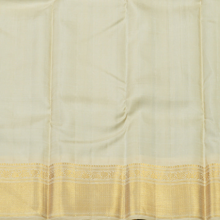 Hayagrivas Handloom Pure Kanjivaram Silk Saree in Regal Dark Blue KBD1709A1-1