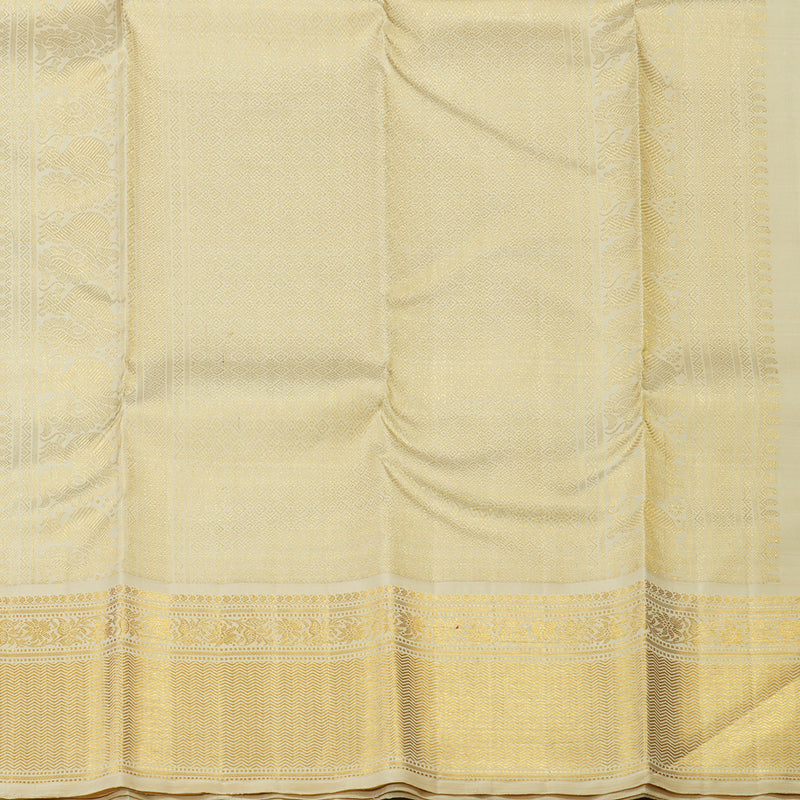 Hayagrivas Handloom Pure Kanjivaram Silk Saree in Regal Dark Blue KBD1709A1-1