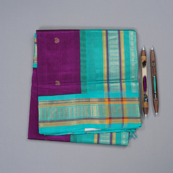 Hayagrivas Handloom Pure Silk Cotton Saree KBD1718A4-7