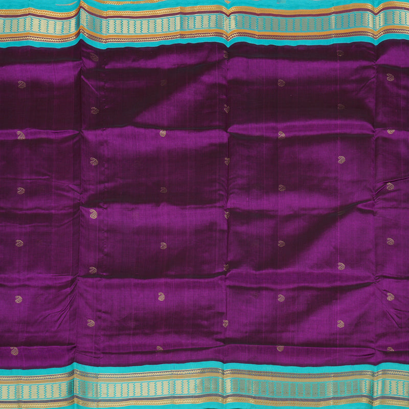 Hayagrivas Handloom Pure Silk Cotton Saree KBD1718A4-7