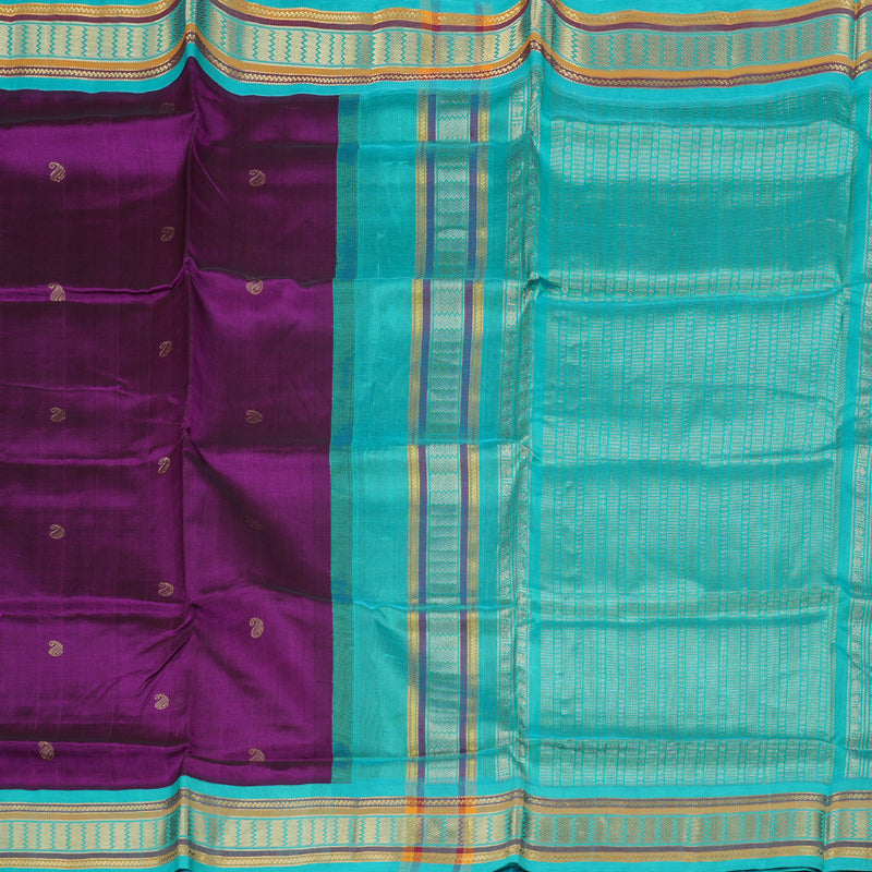 Hayagrivas Handloom Pure Silk Cotton Saree KBD1718A4-7