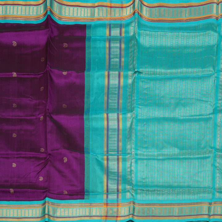 Hayagrivas Handloom Pure Silk Cotton Saree KBD1718A4-7