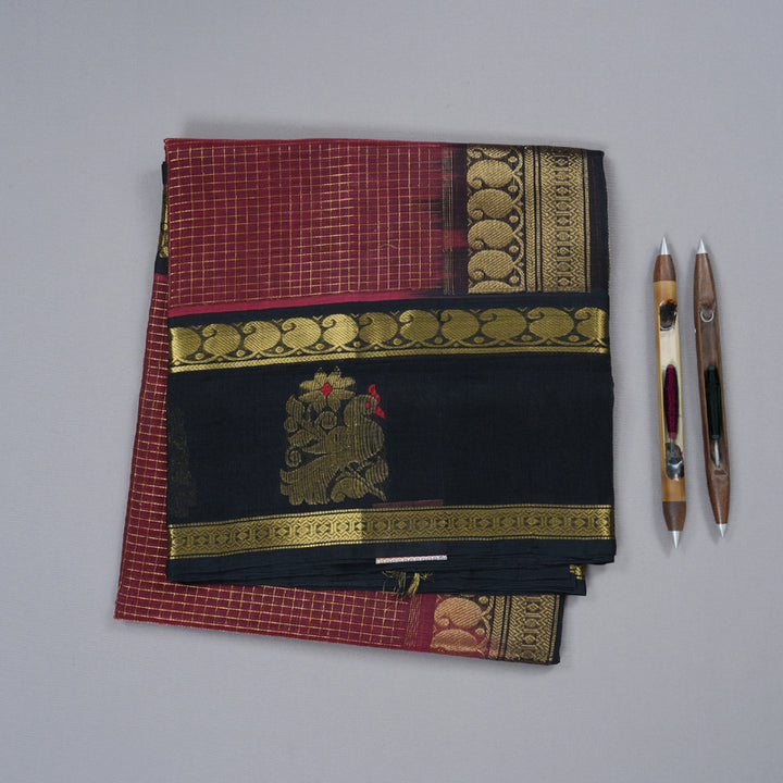 Hayagrivas Handloom Pure Silk Cotton Saree KBD1719A3-2