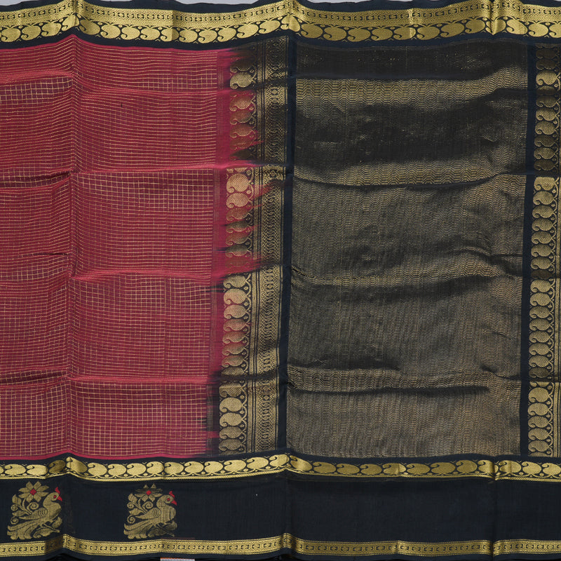 Hayagrivas Handloom Pure Silk Cotton Saree KBD1719A3-2
