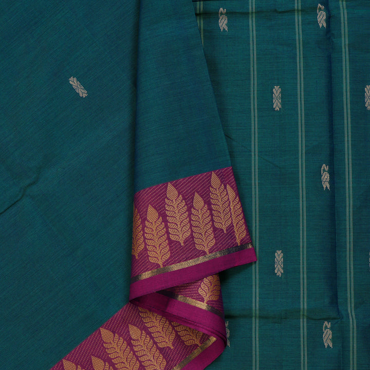 Hayagrivas Handloom Cotton Saree KBD1722A9-4