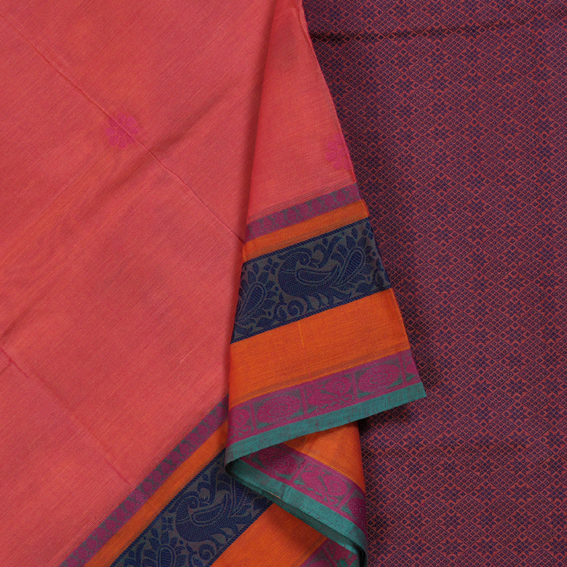 Hayagrivas Handloom Pure Cotton Saree KBD1723A16-1