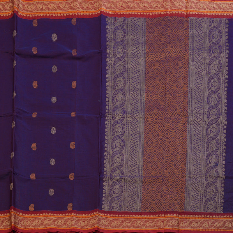 Hayagrivas Handloom Pure Cotton Saree KBD1723A16-5