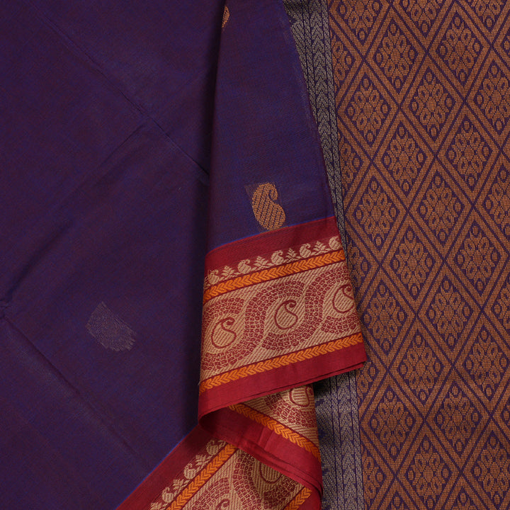 Hayagrivas Handloom Pure Cotton Saree KBD1723A16-5